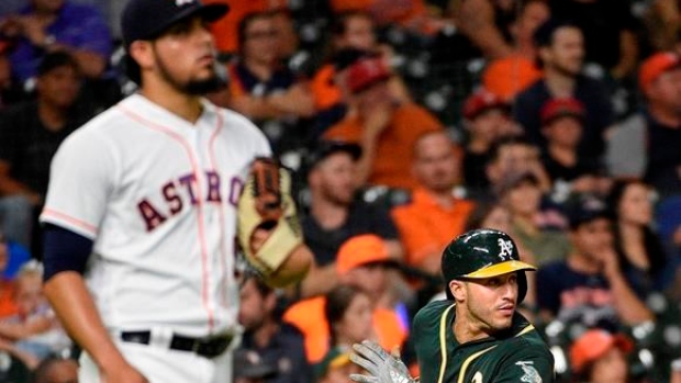 Ramon Laureano and Roberto Osuna