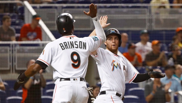 Lewis Brinson Austin Dean, The Canadian Press Lewis Brinson Austin Dean
