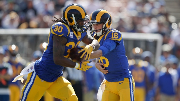 Todd Gurley and Jared Goff