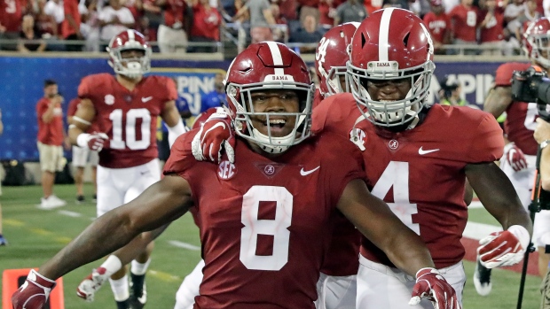 Alabama celebrates, The Canadian Press Alabama celebrates