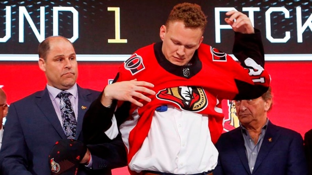 Ottawa Senators' top 2018 draft pick Brady Tkachuk , The Canadian Press Ottawa Senators' top 2018 draft pick Brady Tkachuk