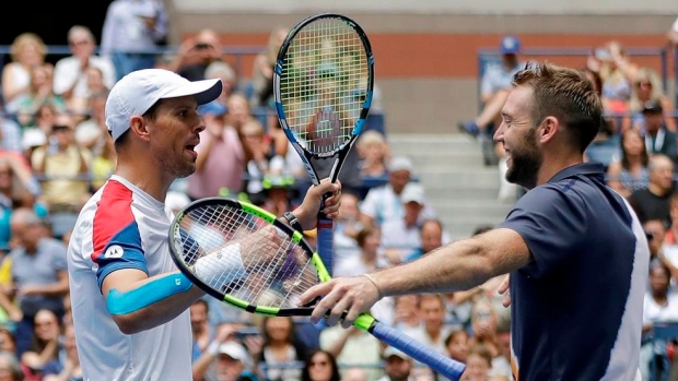 Mike Bryan and Jack Sock, The Canadian Press Mike Bryan and Jack Sock
