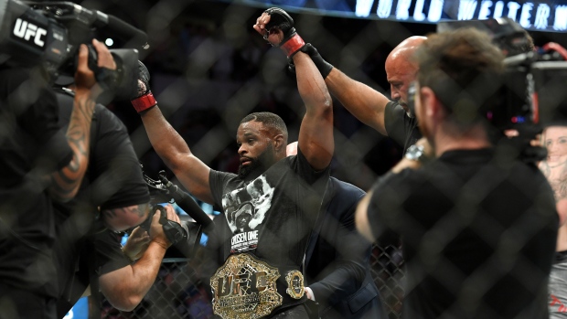Tyron Woodley , The Canadian Press Tyron Woodley