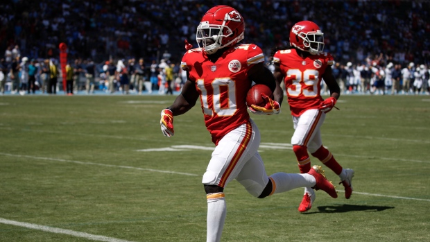 Tyreek Hill, The Canadian Press Tyreek Hill