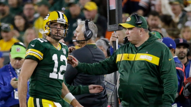 Aaron Rodgers and Mike McCarthy