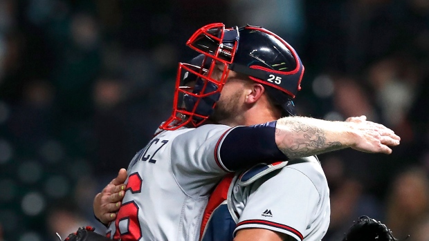 Mike Foltynewicz and Tyler Flowers 