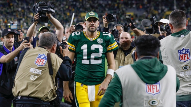 Aaron Rodgers , The Canadian Press Aaron Rodgers