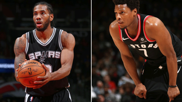 Kawhi Leonard and Kyle Lowry