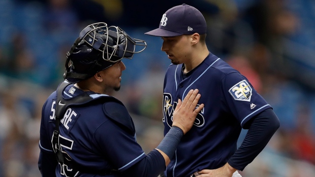 Jesus Sucre Blake Snell, The Canadian Press Jesus Sucre Blake Snell