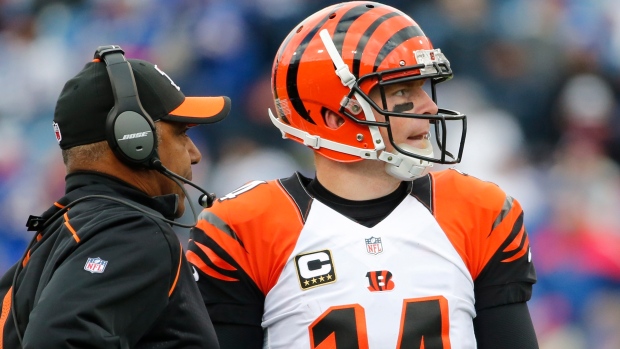 Marvin Lewis Andy Dalton, The Canadian Press Marvin Lewis Andy Dalton