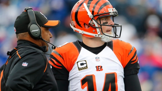 Marvin Lewis Andy Dalton, The Canadian Press Marvin Lewis Andy Dalton