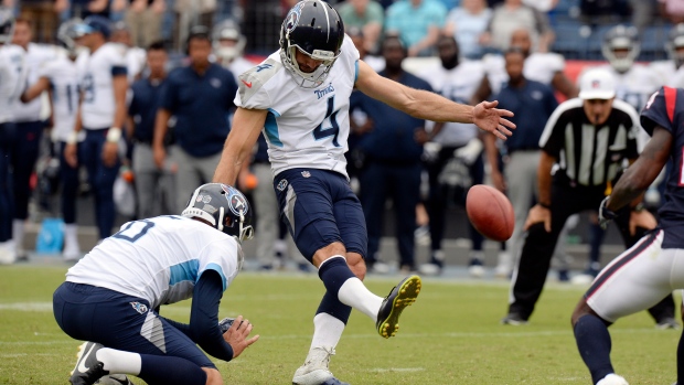 Ryan Succop, The Canadian Press Ryan Succop
