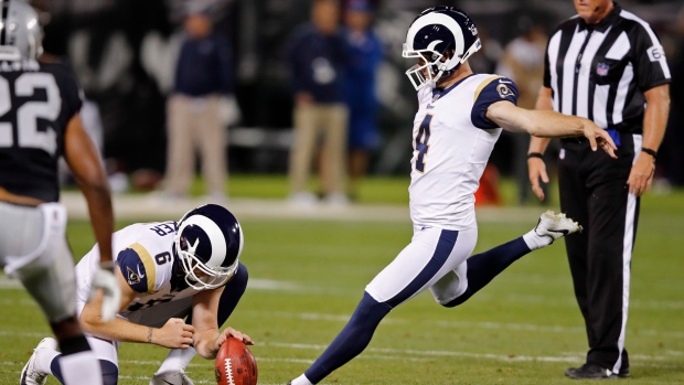 Greg Zuerlein, The Canadian Press Greg Zuerlein