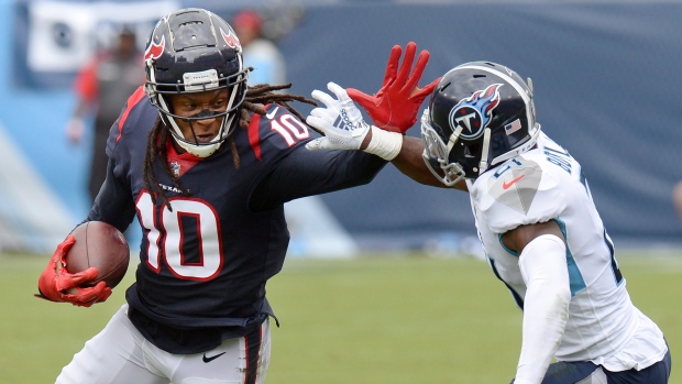 DeAndre Hopkins Malcolm Butler, The Canadian Press DeAndre Hopkins Malcolm Butler
