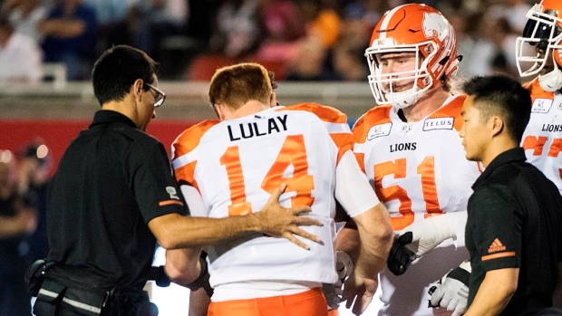 Travis Lulay , The Canadian Press Travis Lulay