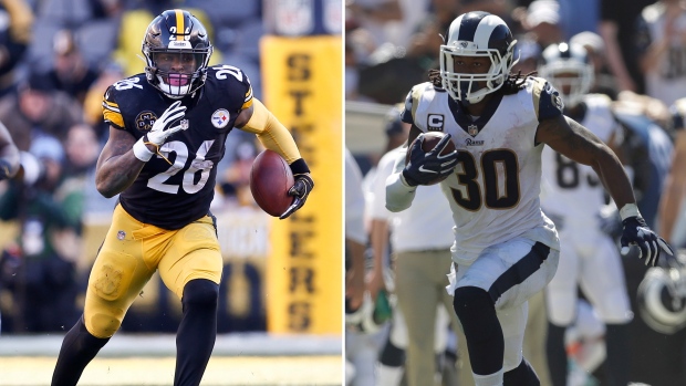 Le'Veon Bell Todd Gurley, The Canadian Press Le'Veon Bell Todd Gurley