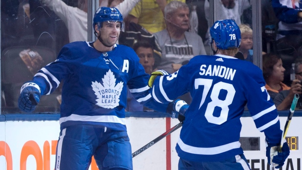 John Tavares Rasmus Sandin, The Canadian Press John Tavares Rasmus Sandin