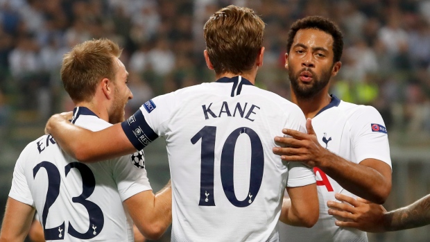 Christian Eriksen Harry Kane Mousa Dembele