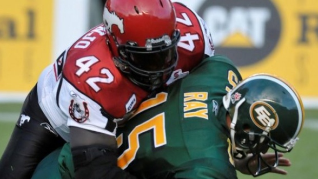 Mike Labinjo, Calgary Stampeders Mike Labinjo