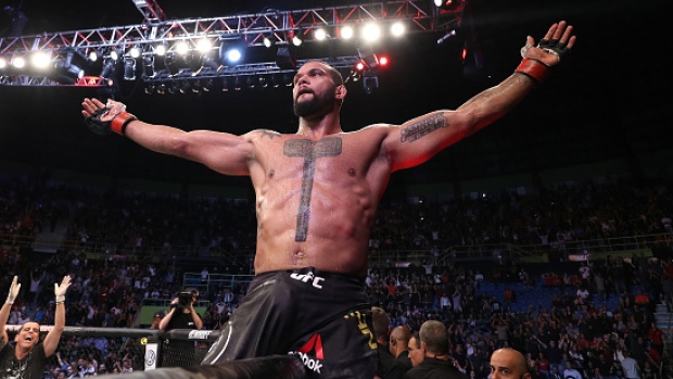 Thiago Santos celebrates, Getty Images Thiago Santos celebrates