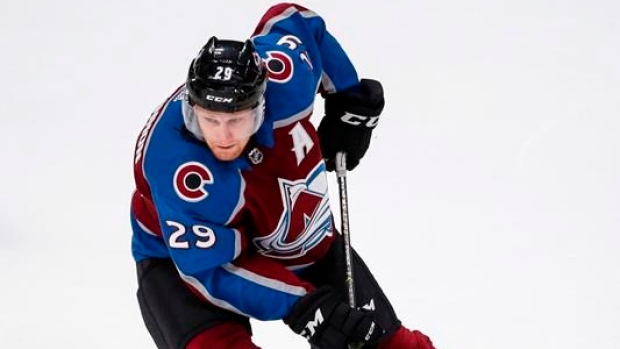 Nathan MacKinnon injury: Avalanche center skates, stays on schedule