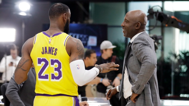LeBron James James Worthy, The Canadian Press LeBron James James Worthy