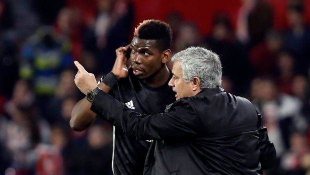 Paul Pogba and Jose Mourinho, The Canadian Press Paul Pogba and Jose Mourinho