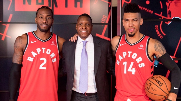 Kawhi Leonard Masai Ujiri Danny Green, The Canadian Press Kawhi Leonard Masai Ujiri Danny Green