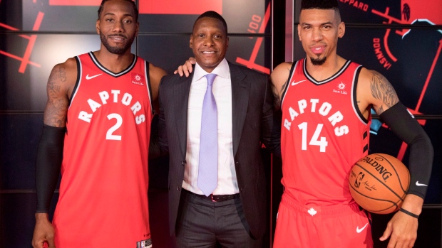 Kawhi Leonard Masai Ujiri Danny Green