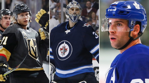 Karlsson, Hellebuyck, Tavares , Getty Images/The Canadian Press Karlsson, Hellebuyck, Tavares