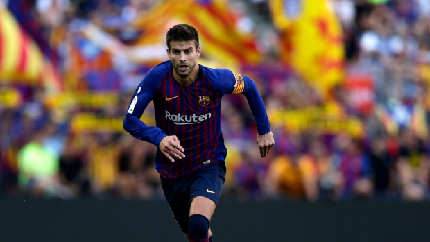 FC Barcelona's Gerard Pique