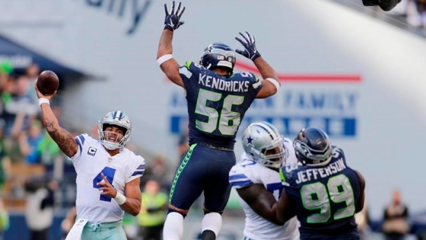Mychal Kendricks, The Canadian Press Mychal Kendricks