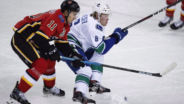 Boeser and Backlund, The Canadian Press Boeser and Backlund