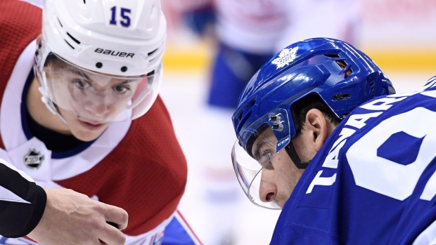 Jesperi Kotkaniemi and John Tavares, The Canadian Press Jesperi Kotkaniemi and John Tavares