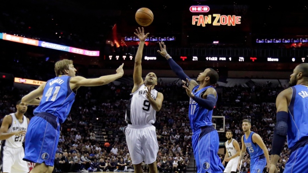 Tony Parker shoots, The Canadian Press Tony Parker shoots