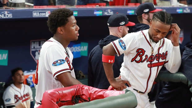 Ronald Acuna and Ozzie Albies