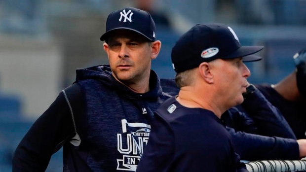 Aaron Boone, The Canadian Press Aaron Boone