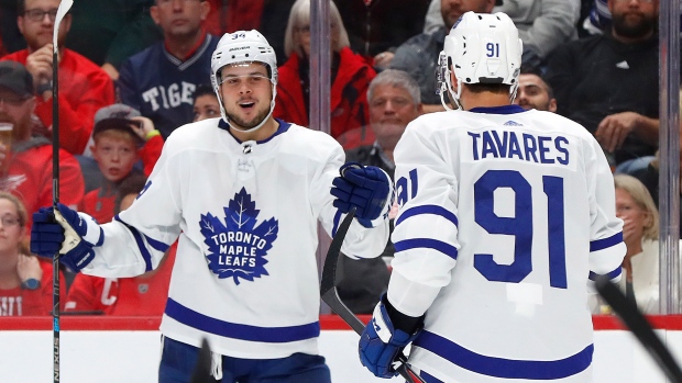 Auston Matthews and John Tavares repping the Maple Leafs at the All-Star  game : r/leafs