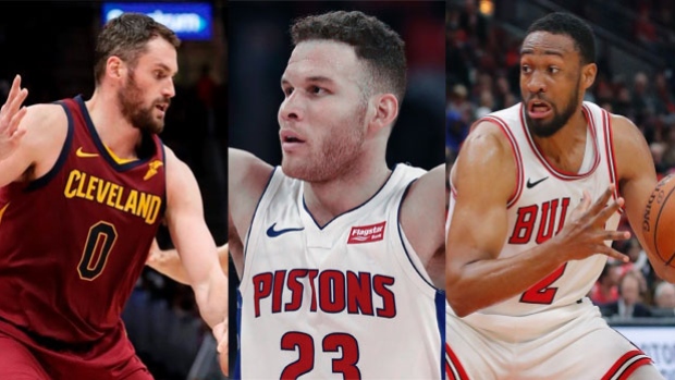 Kevin Love Blake Griffin Jabari Parker, The Canadian Press Kevin Love Blake Griffin Jabari Parker