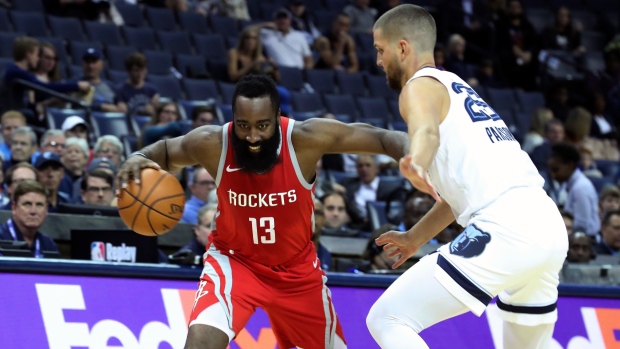James Harden and Chandler Parsons, The Canadian Press James Harden and Chandler Parsons