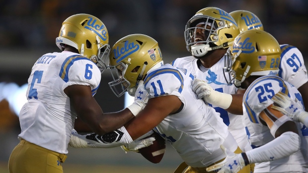 UCLA celebrates, The Canadian Press UCLA celebrates