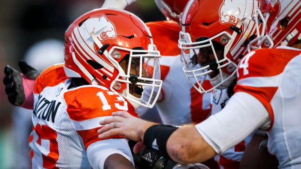 BC Lions celebrate