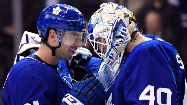 John Tavares and Garret Sparks, The Canadian Press John Tavares and Garret Sparks