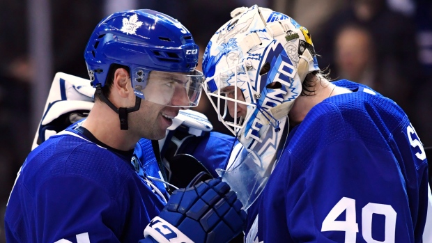 John Tavares and Garret Sparks