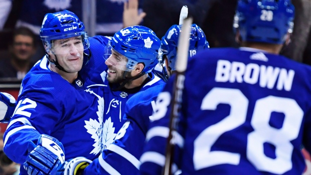 Patrick Marleau, Leafs celebrate