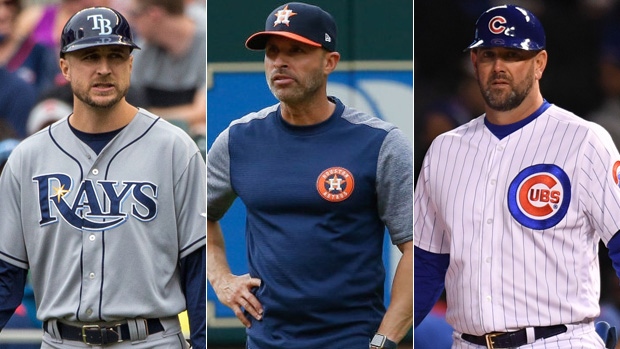 Rocco Baldelli Joe Espada Brandon Hyde, Getty Images Rocco Baldelli Joe Espada Brandon Hyde