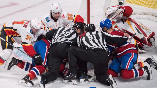 Flames vs. Canadiens, The Canadian Press Flames vs. Canadiens