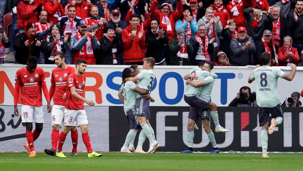 Bayern Munich Celebrates , The Canadian Press Bayern Munich Celebrates