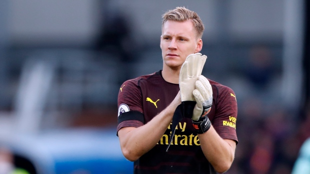 Arsenal's goalkeeper Bernd Leno, The Canadian Press Arsenal's goalkeeper Bernd Leno