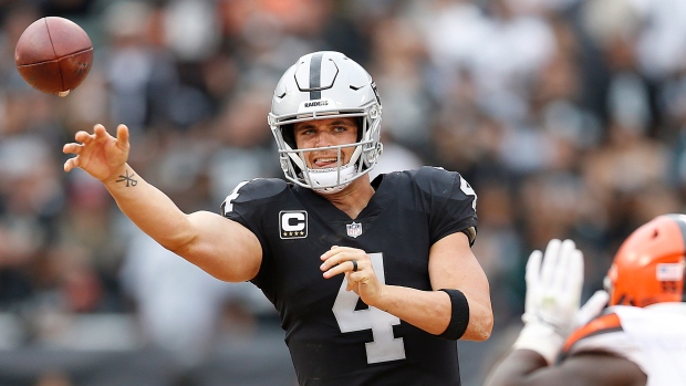 Derek Carr, The Canadian Press Derek Carr